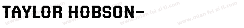 taylor hobson字体转换